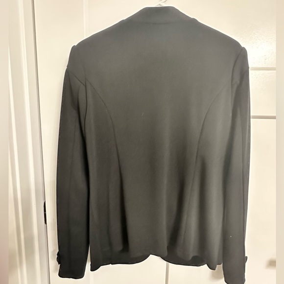 NWOT. XL. Military inspired blazer stretch buttons. Puff sleeve - Picture 13 of 13